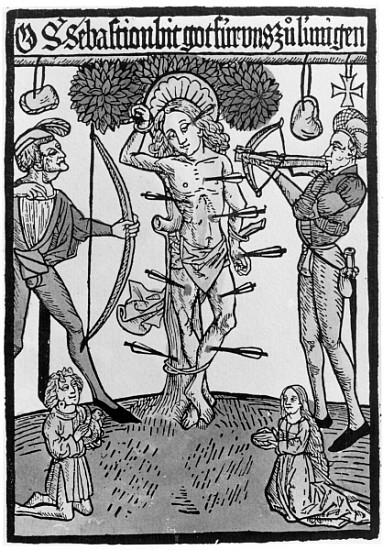 The Martyrdom of St. Sebastian from German School
