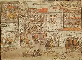 The St. Bartholomew''s Day Massacre, 1572, German, 16th century