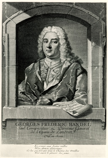 Georg Friedrich Haendel from German School, (19th century)