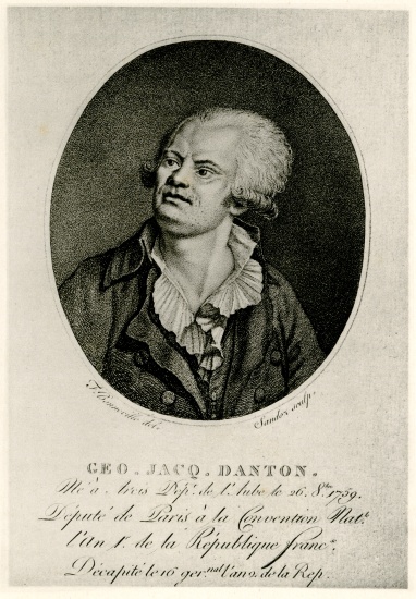 Georges Jacques Danton from German School, (19th century)