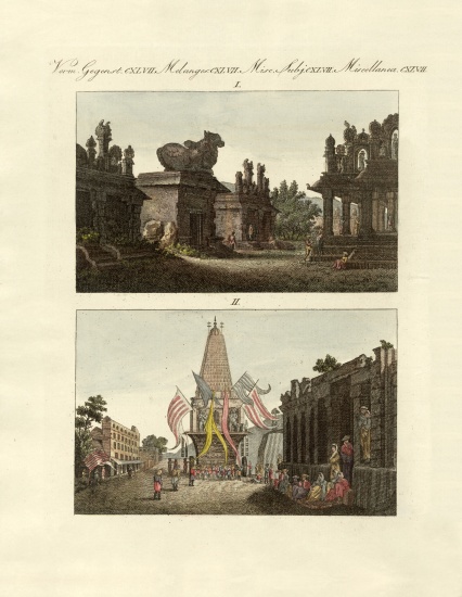 Indians curiosities from German School, (19th century)