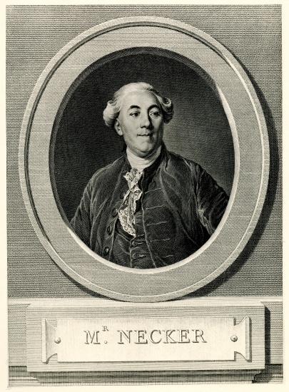 Jacques Necker from German School, (19th century)