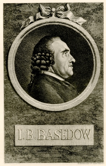 Johann Bernhard Basedow from German School, (19th century)