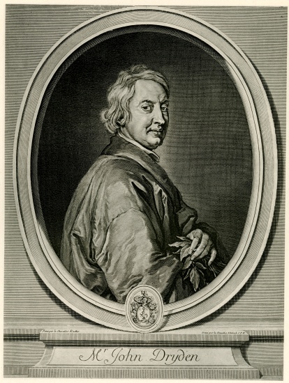 John Dryden from German School, (19th century)