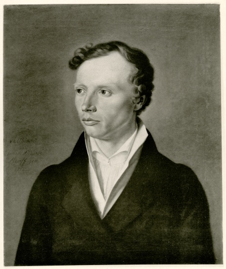 Ludwig Uhland from German School, (19th century)