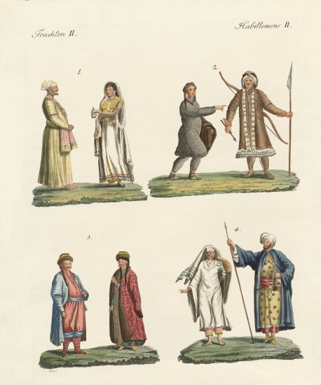 People from Asia from German School, (19th century)