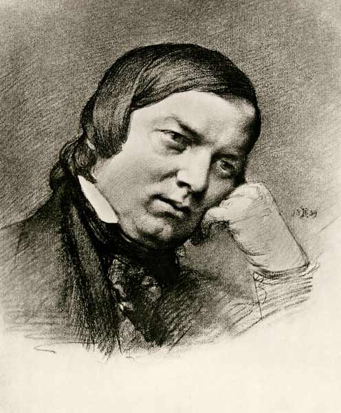 Robert Schumann from German School, (19th century)