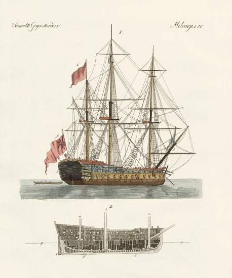 Ships from German School, (19th century)
