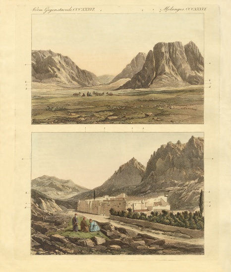Way to Mount Sinai from German School, (19th century)