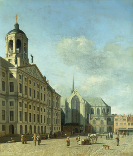 The town hall in Amsterdam. from Gerrit Adriaensz Berckheyde