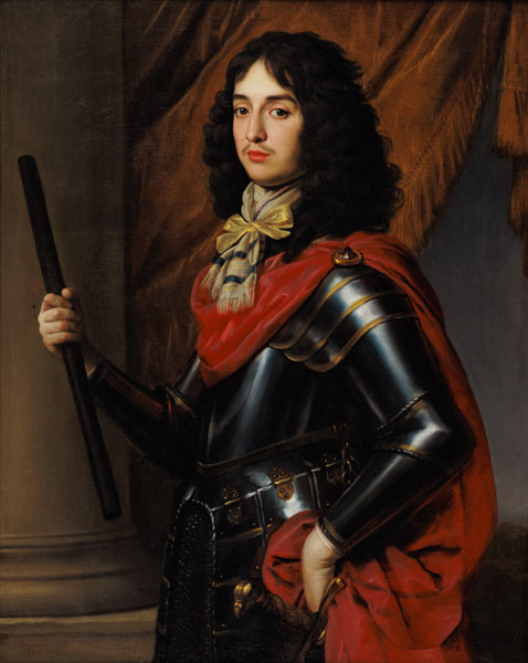 Portrait of Prince Edward of the Palatinate (1625-63) in Armour from Gerrit van Honthorst