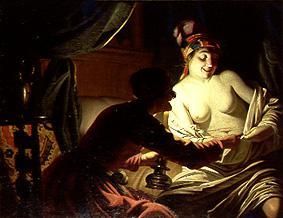 Happy flea hunting in the candlelight from Gerrit van Honthorst