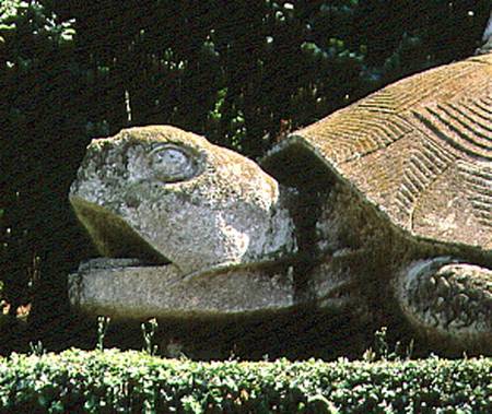 The Giant Tortoise, from the Parco dei Mostri (Monster Park) gardens laid out between 1550-63 by the from Giacomo Borozzi  da Vignola