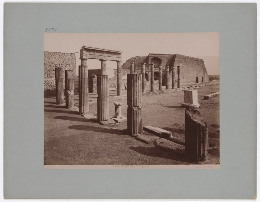 Pompeii: Foro Triangolore, No. 5044 from Giacomo Brogi