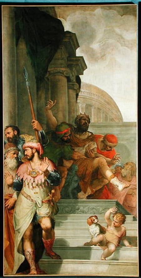 Saul returning to his family from Giambattista Farinati