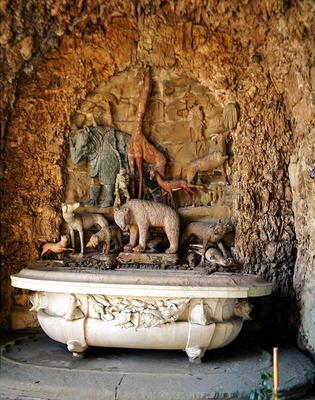 Grotto of the Animals, 1565-9 (stone and bronze) from Giambologna
