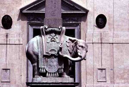 An Elephant supporting an Obelisk from Gianlorenzo Bernini