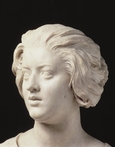 Costanza Bonarelli, detail of a sculpture from Gianlorenzo Bernini
