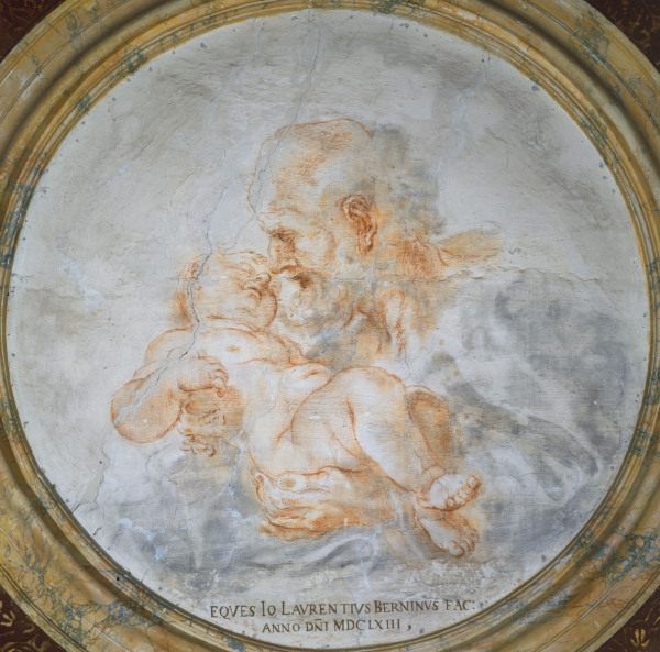 G.L.Bernini /Joseph w.Boy Jesus/ Draw. from Gianlorenzo Bernini