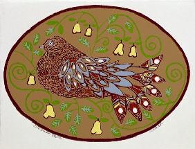 Partridge in a Pear Tree (print) 