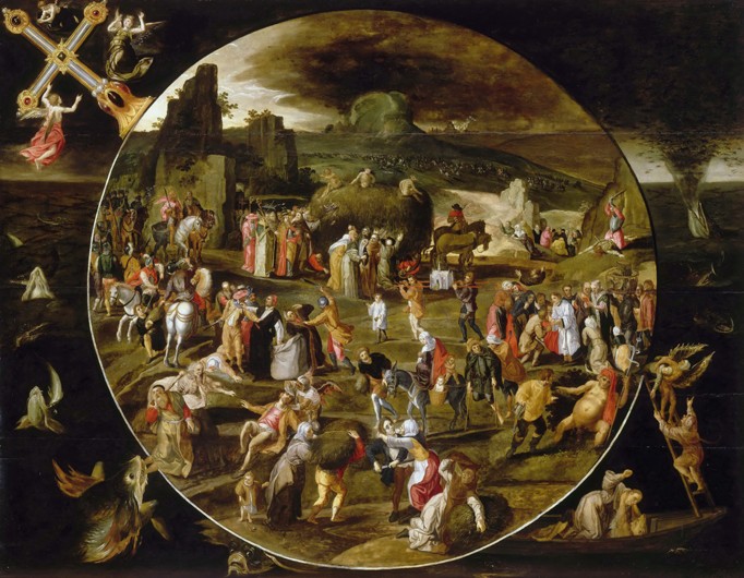 The Haywain, Allegory of the Vanity of the World from Gillis Mostaert