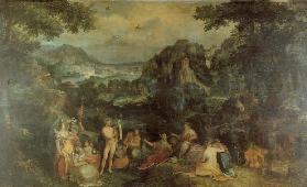 Landscape with the verdict of the Midas