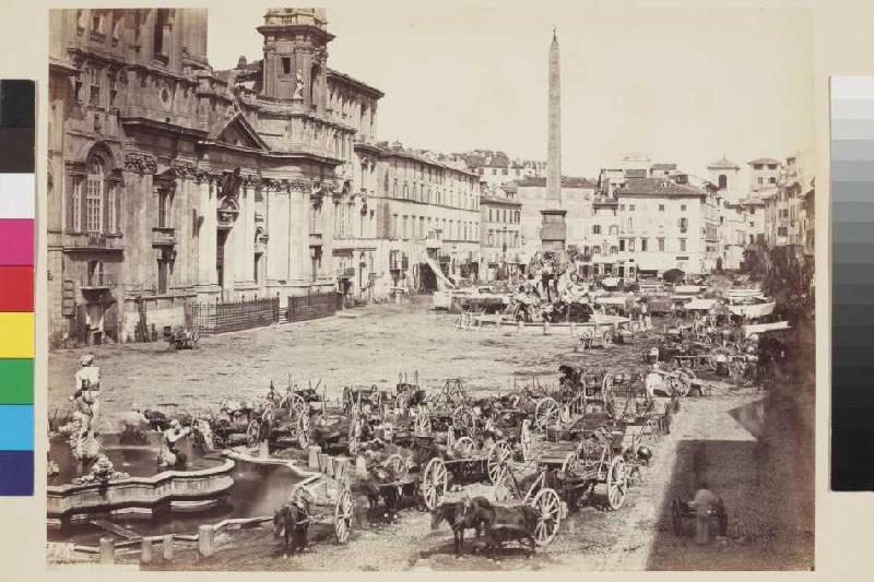 Markt auf der Piazza Navona in Rom from Giorgio Sommer