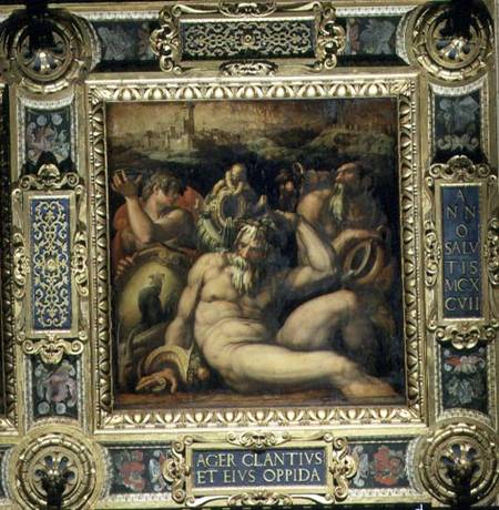 Allegory of the Chianti region from the ceiling of the Salone dei Cinquecento from Giorgio Vasari