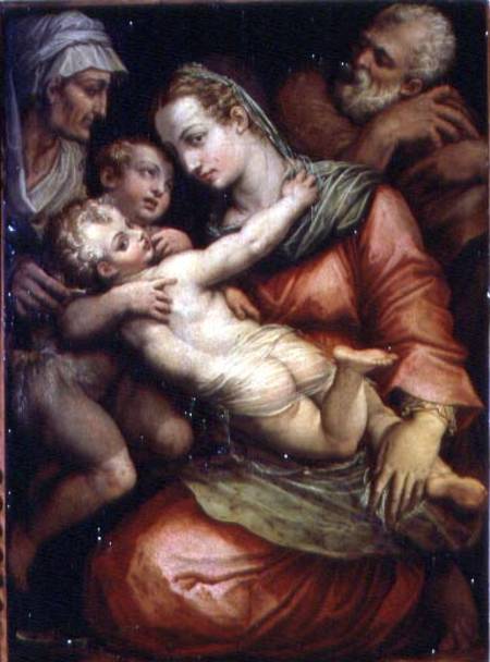 Holy Family with St. Anne and St. John the Baptist from Giorgio Vasari