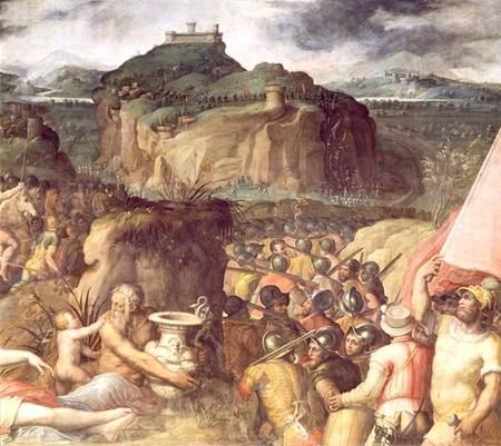 The Siege of San Leo  (detail) from Giorgio Vasari