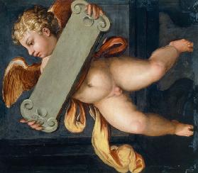 Putto with plate