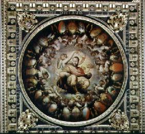 Apotheosis of Cosimo I de' Medici (1519-74) from the ceiling of the Salone dei Cinquecento