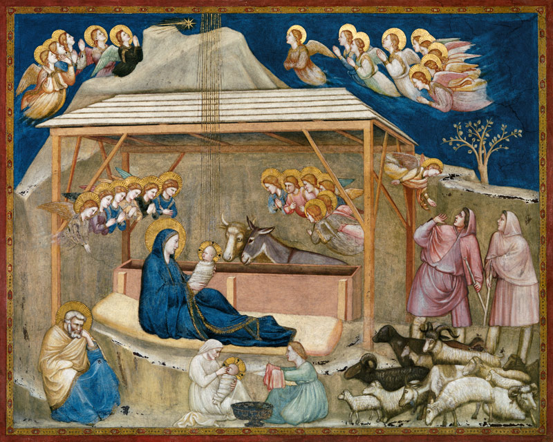 Die Geburt Christi from Giotto (di Bondone)
