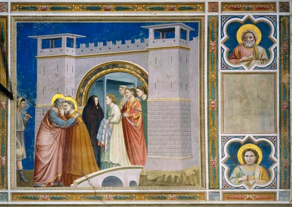 Meeting at the Golden Gate / Giotto from Giotto (di Bondone)
