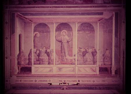 St. Francis Appears to St. Anthony in Arles, from the Bardi Chapel from Giotto (di Bondone)