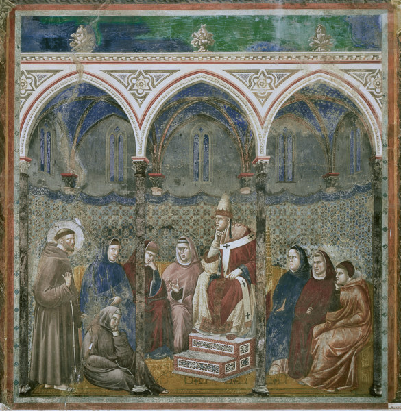 St. Francis and Honorius III from Giotto (di Bondone)