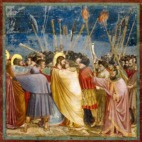 Arrest of Christ / Giotto / c.1303/05 from Giotto (di Bondone)