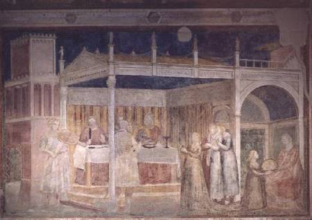 Herod's Banquet, from the Peruzzi Chapel from Giotto (di Bondone)