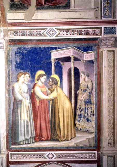 The Visitation from Giotto (di Bondone)
