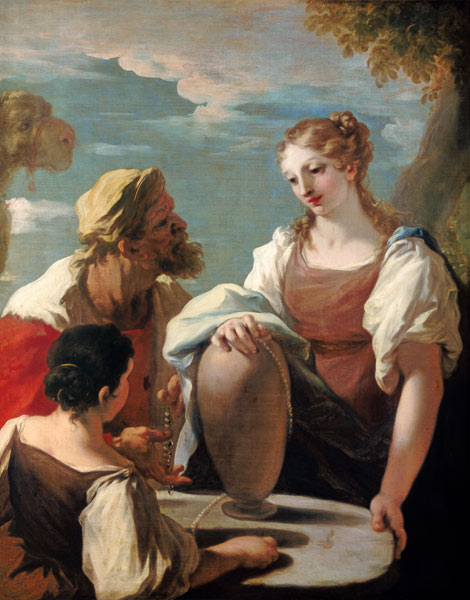 Rebecca at the Well from Giovanni Antonio Pellegrini