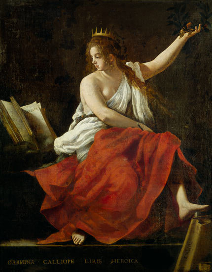 Calliope, Muse of Epic Poetry from Giovanni Baglione