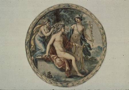 Apollo with his Lyre, Mercury and a Muse from Giovanni Battista Cipriani