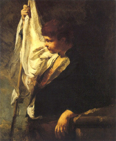 A young standard-bearer from Giovanni Battista Piazzetta