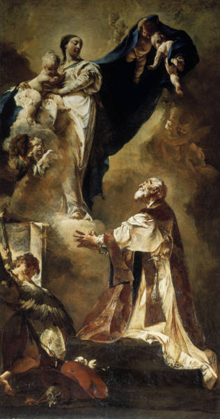 Madonna and Saint Filippo / Piazzetta from Giovanni Battista Piazzetta