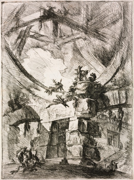 From the series The Imaginary Prisons (Le Carceri d'Invenzione) from Giovanni Battista Piranesi