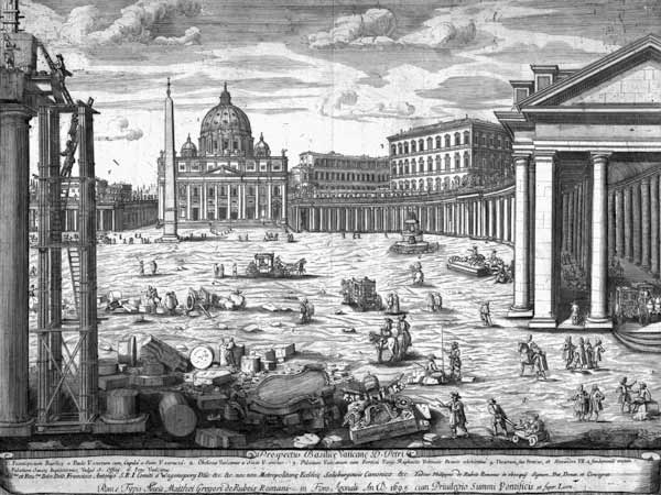 View of St. Peter''s, Rome from Giovanni Battista Piranesi