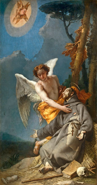 G.B.Tiepolo / Stigmatisation of Francis from Giovanni Battista Tiepolo