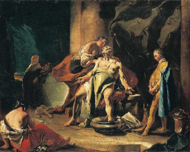 Der Tod Senecas from Giovanni Battista Tiepolo