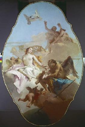 Eine Allegorie mit Venus und der Zeit