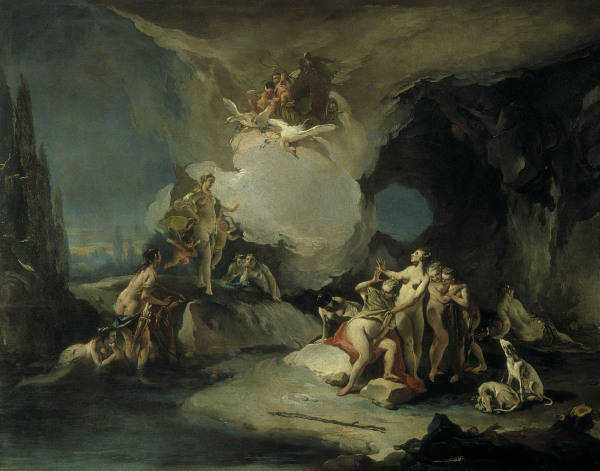 G.B.Tiepolo / Diana and Callisto / Ptg. from Giovanni Battista Tiepolo